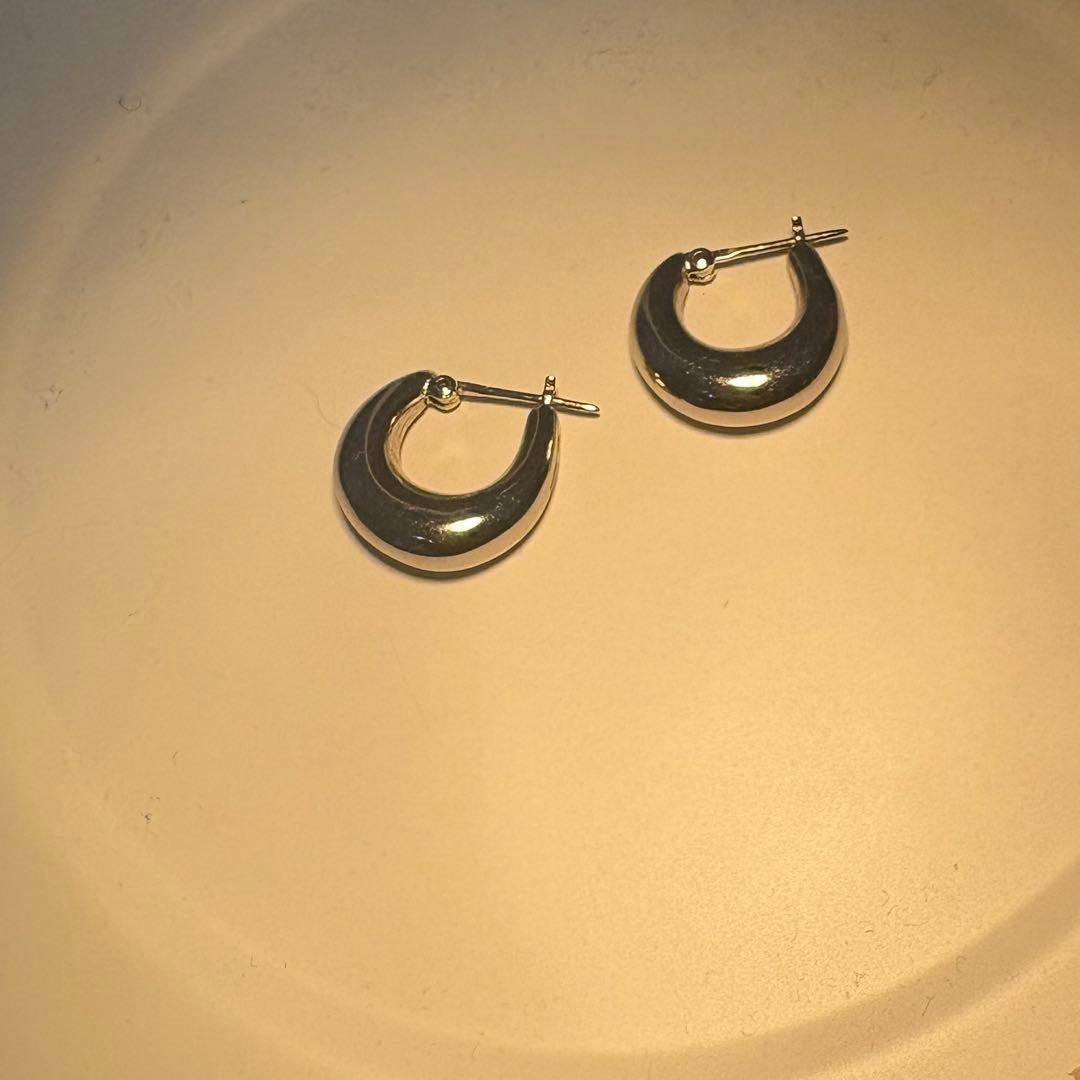 Jouete シルバーフープピアス