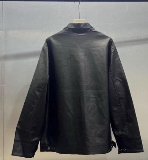 Carhartt ブラックレザー ジャケット