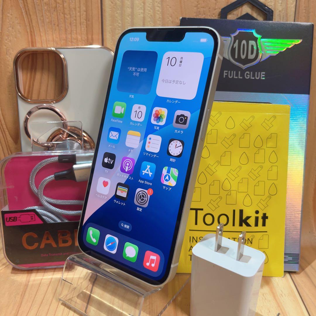 SIMフリー 本体 iPhone 14 128 GB スターライト 560