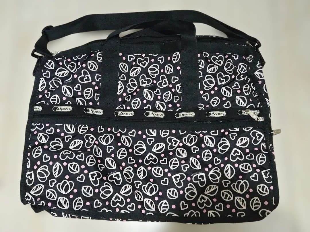 レスポートサック　LALALOVE柄　7185ラージウィークエンダー　ボストン