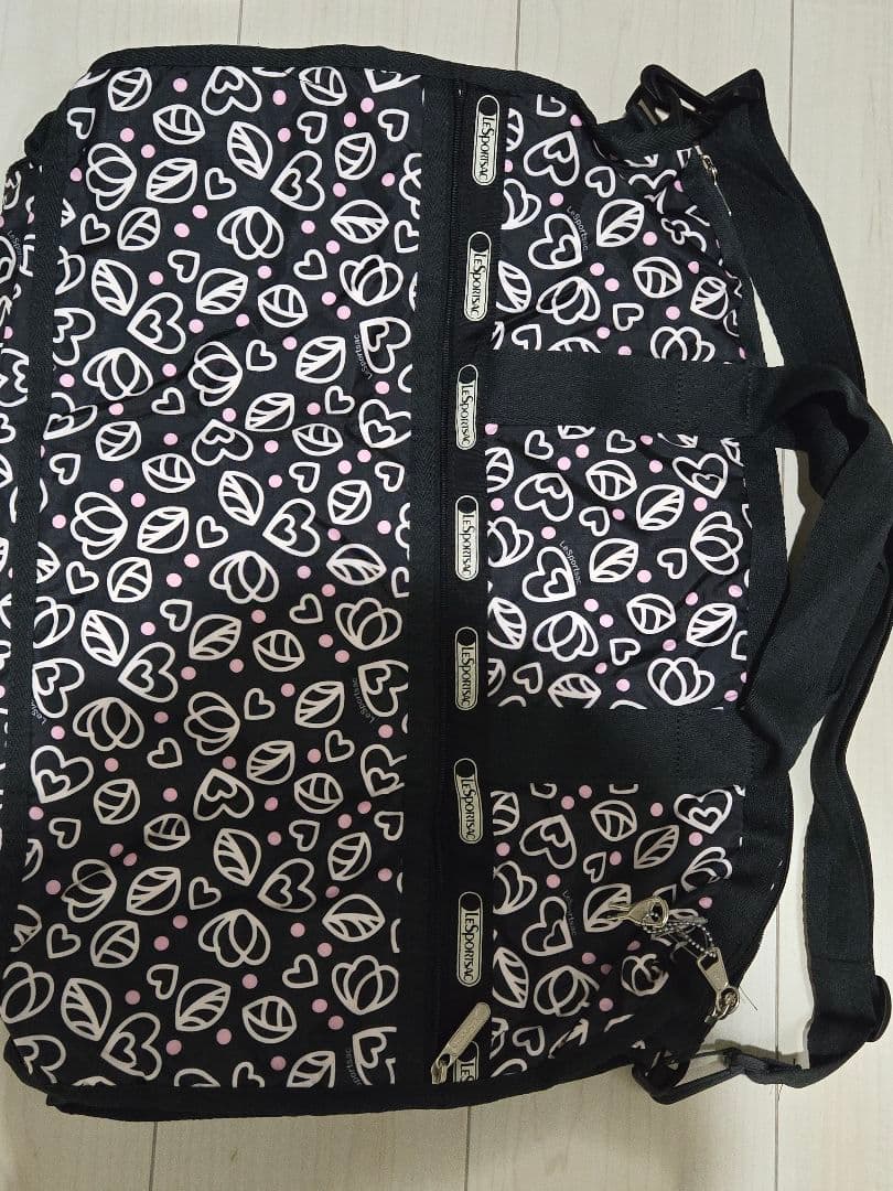 レスポートサック　LALALOVE柄　7185ラージウィークエンダー　ボストン