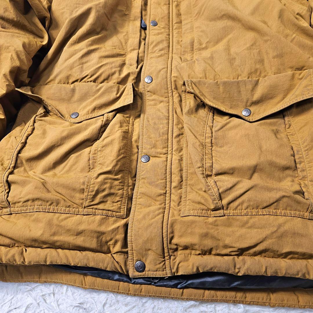 【極暖】モンベル　ローガンダウンパーカ イエロー　ファー欠品　1101446