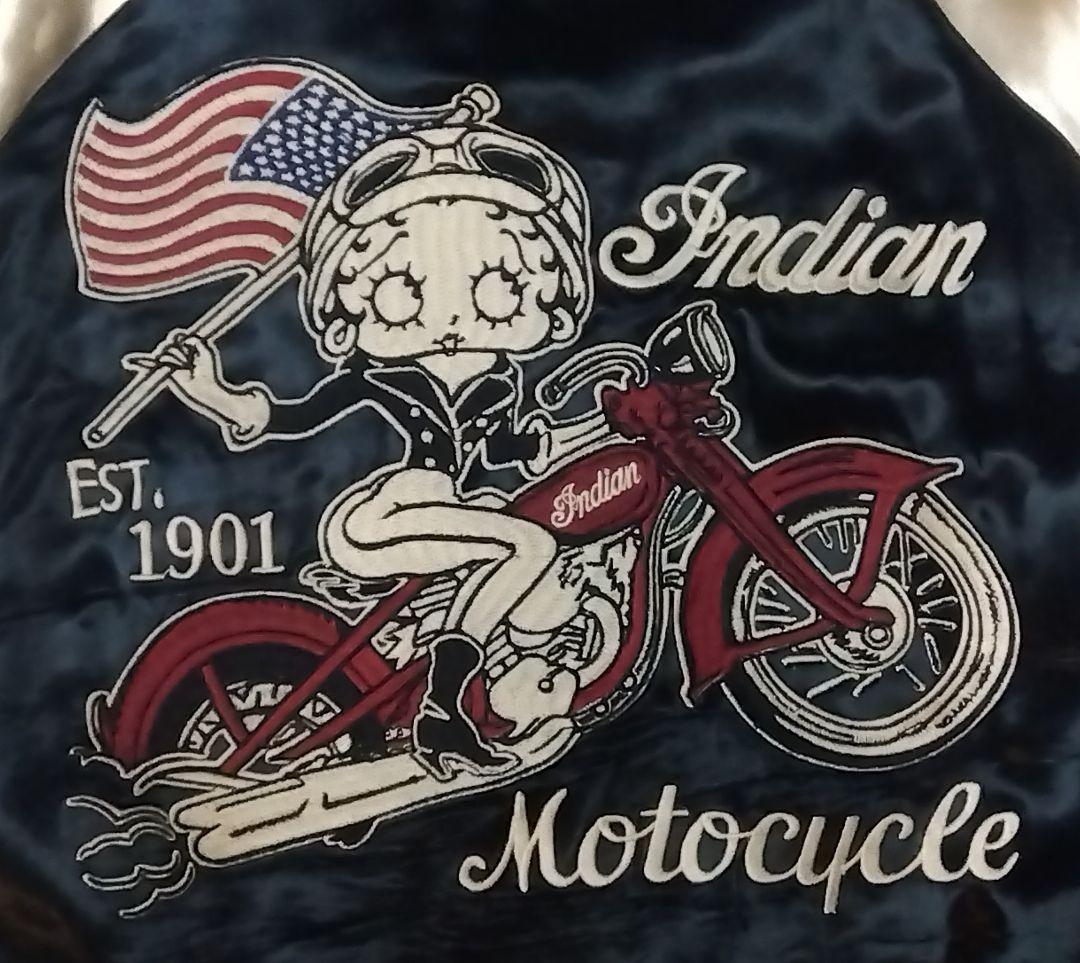 INDIAN MOTOCYCLE×ベティブープ リバーシブルスカジャンsizeL