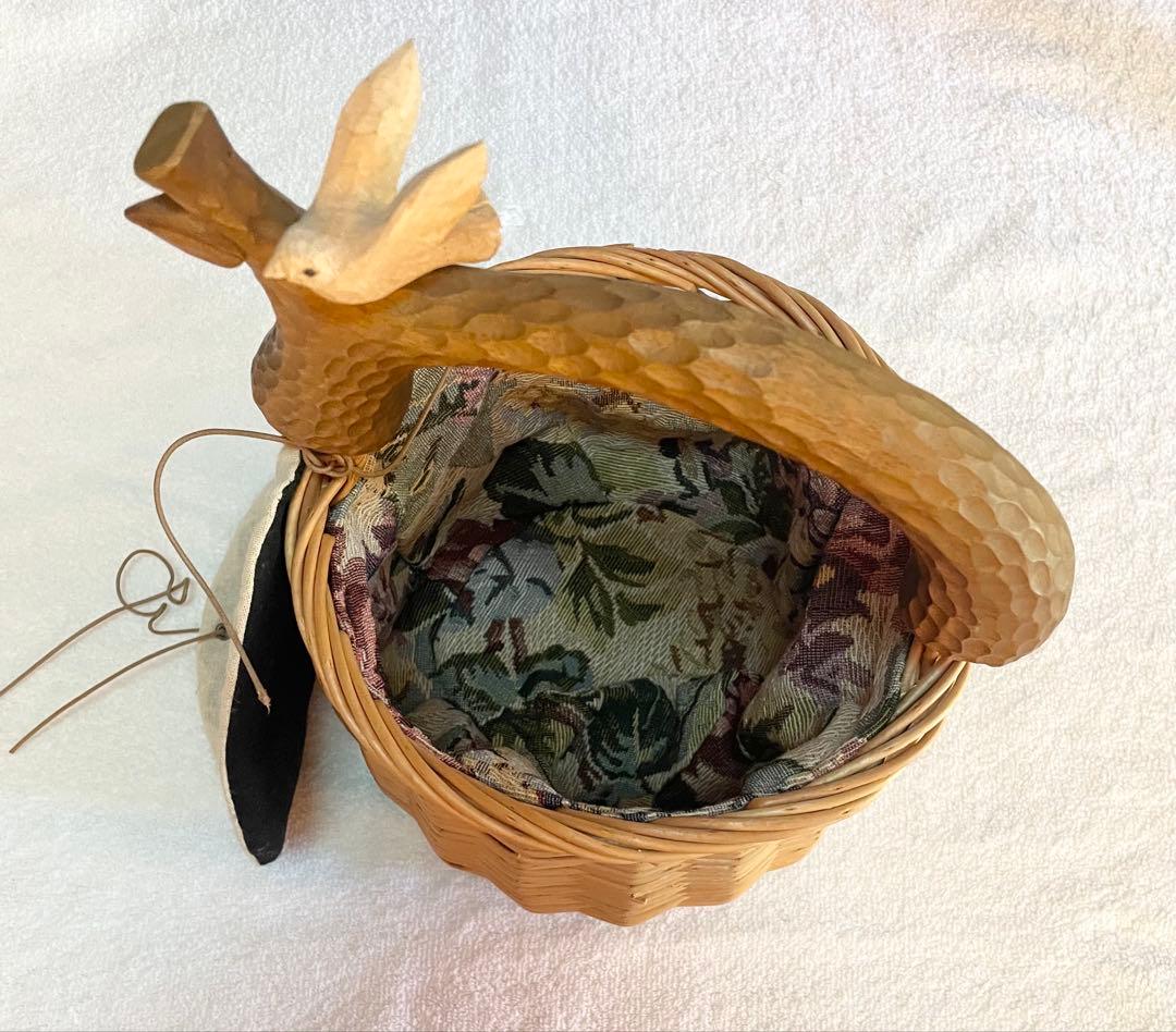 KIYATA かご かごバッグ バスケット 鳥 とり トリ