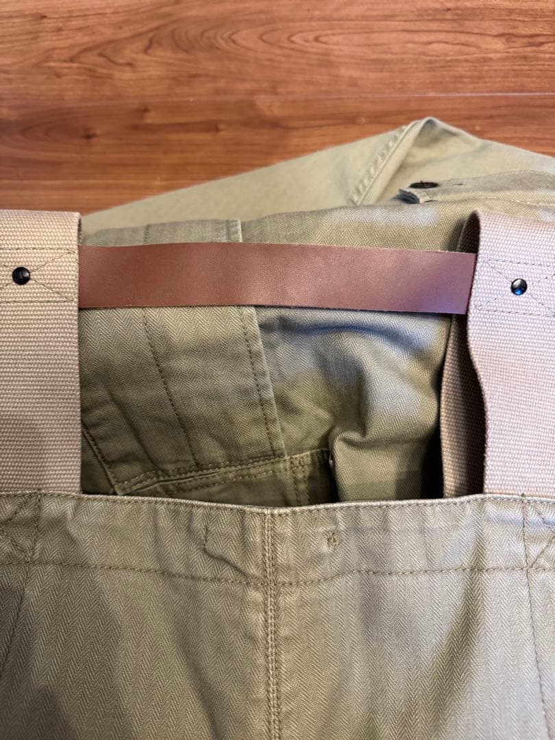 LYBRO NIGEL CABOURN ダンガリー 52 グリーン