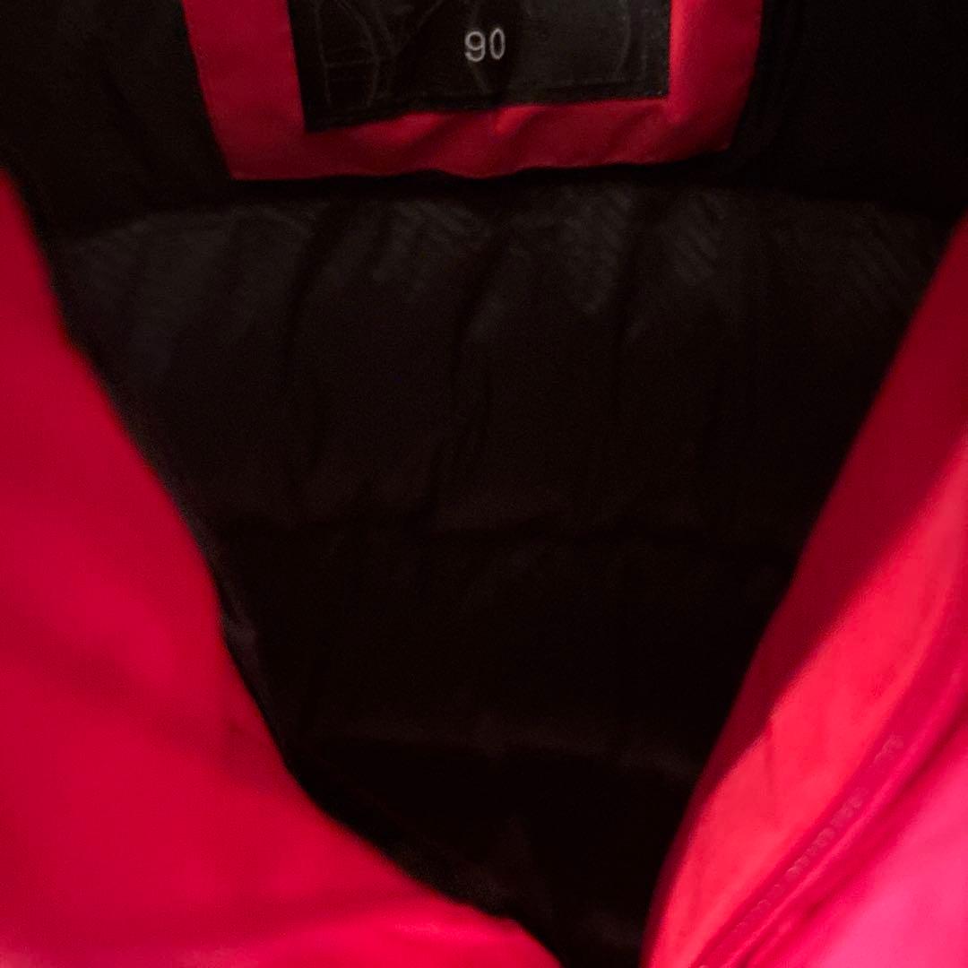 【美品】 MILLET ミレー フードダウン レディースL レッド