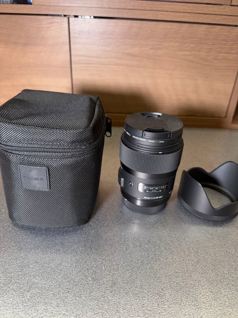 SIGMA 35mm F1.4 DG レンズ　キャノンEFマウント