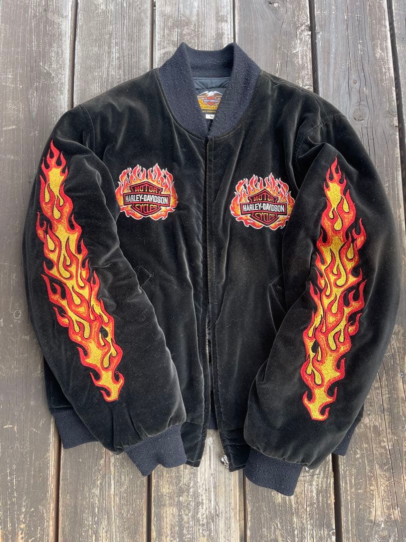 Harley-Davidson ベロア　スカジャン