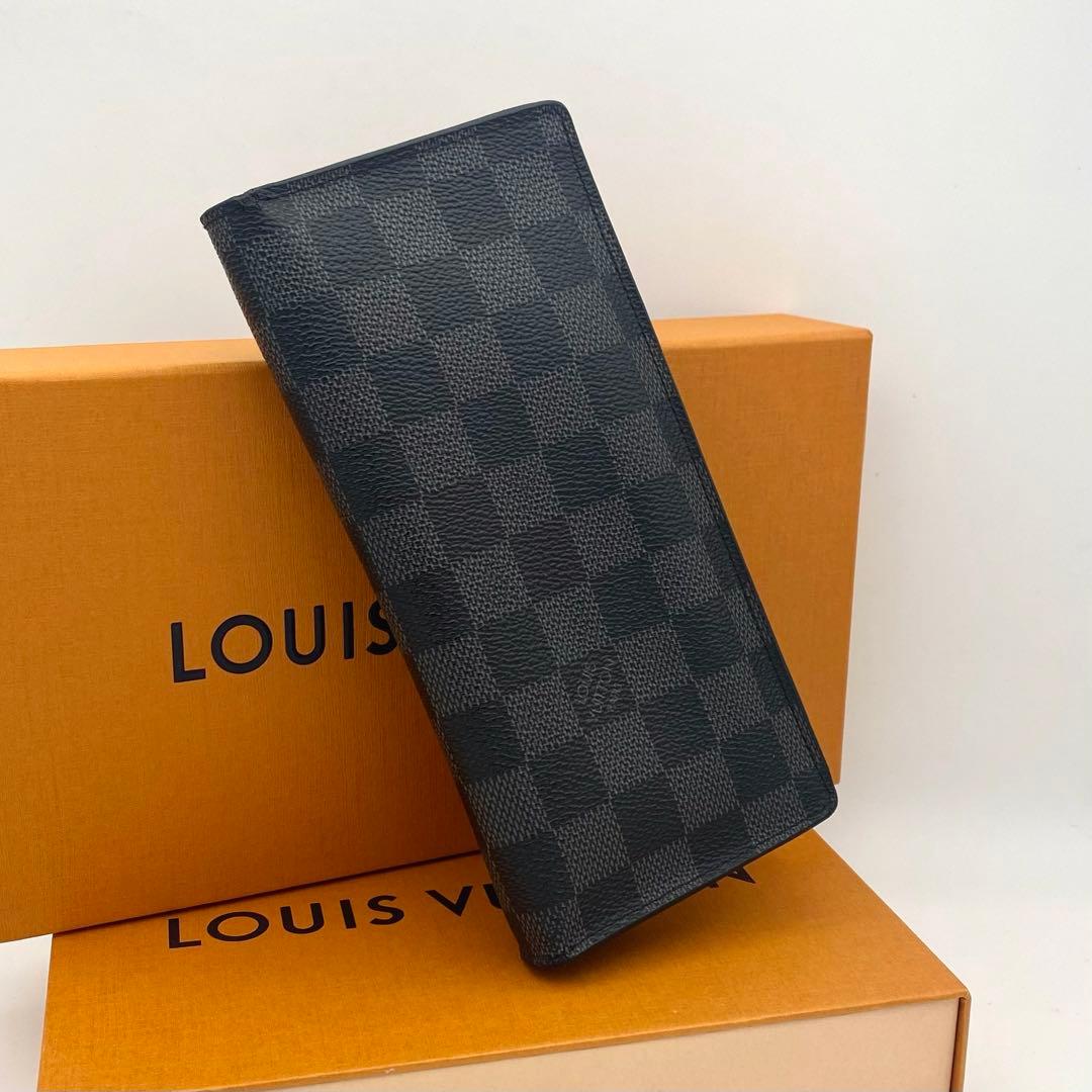 ルイヴィトン ダミエ グラフィット ポルトフォイユ ロン お札入れ 長財布