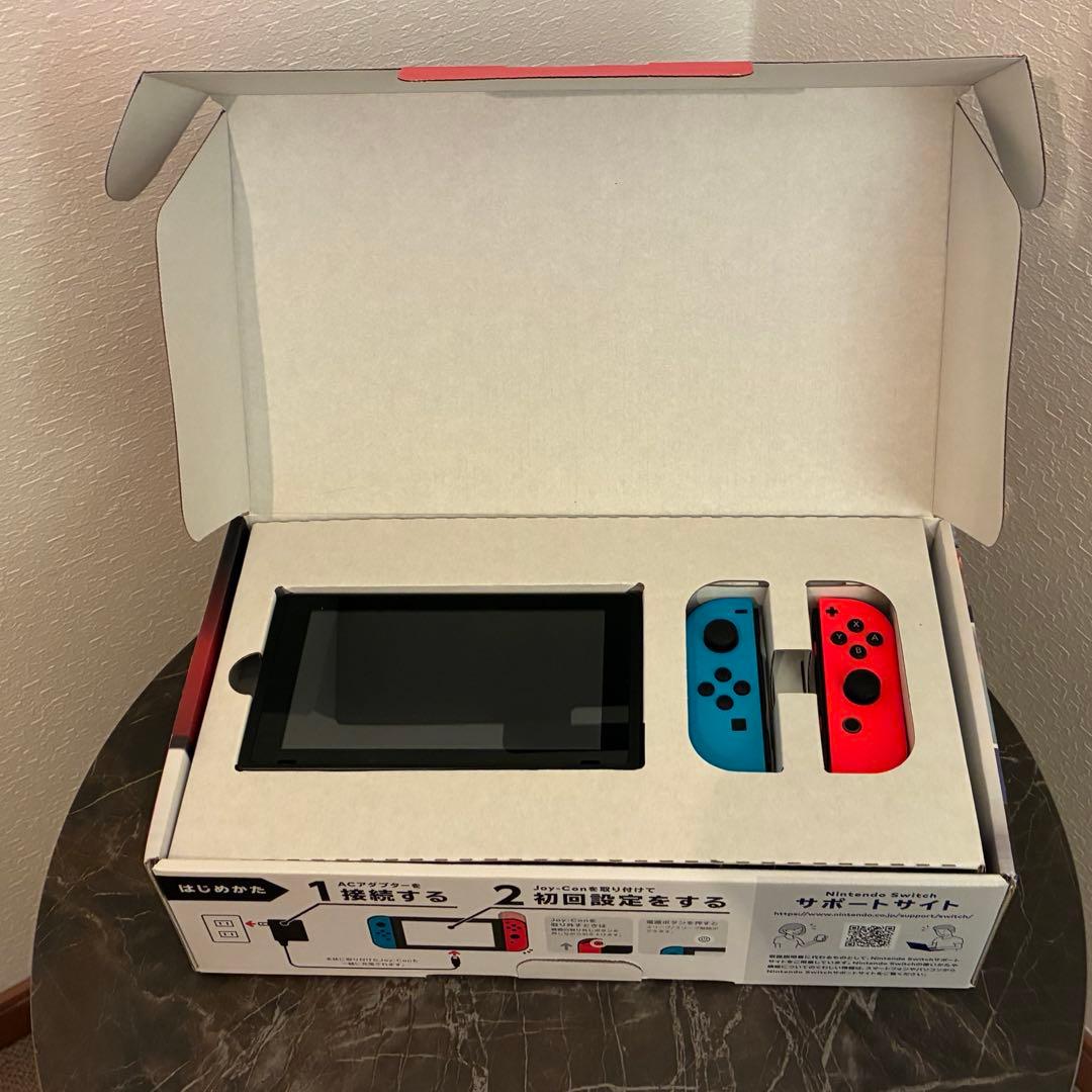 Nintendo Switch HAC-001箱・付属品完備 ジョイコン動作不明