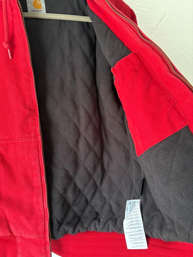 カーハート　Carhartt　WIP アクティブジャケット　赤