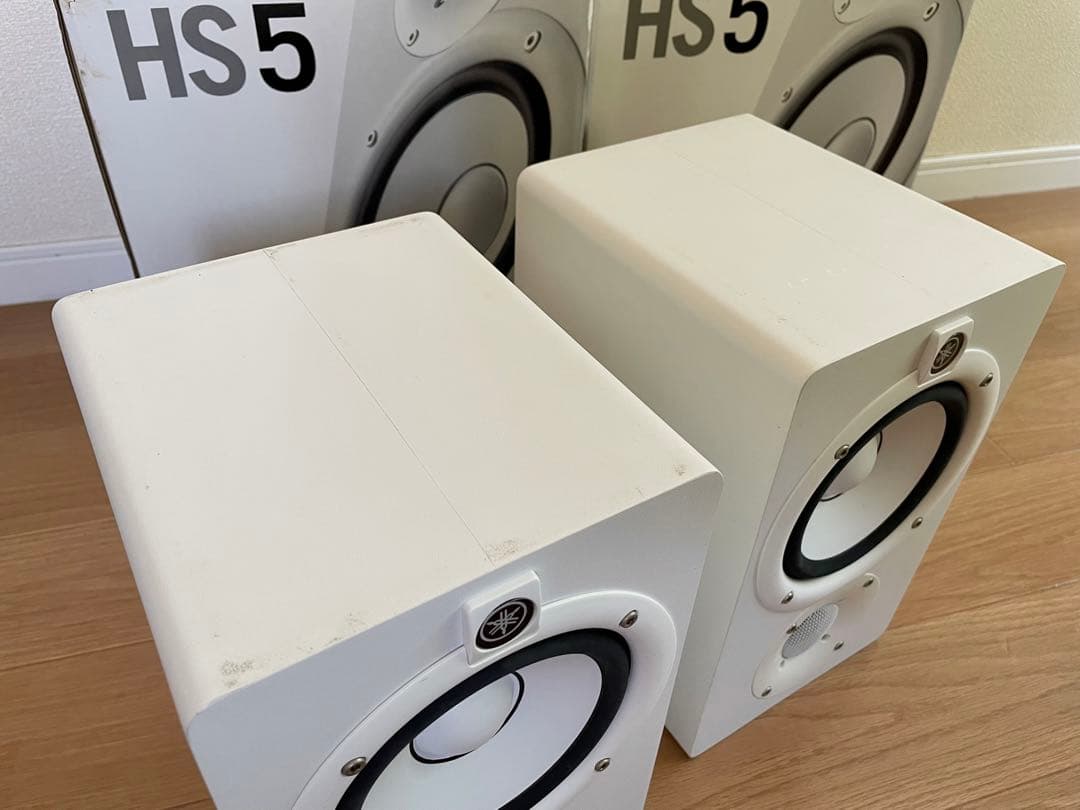 YAMAHA HS5 W ペア 2つセット 箱・梱包材付き