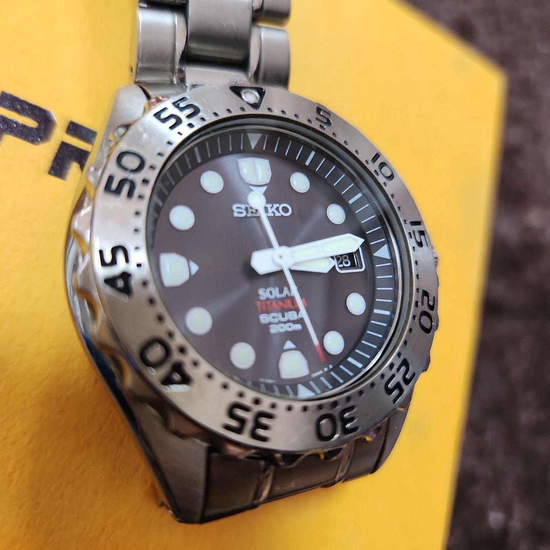 G④SEIKO PROSPEX SOLAR DIVER 200m　腕時計