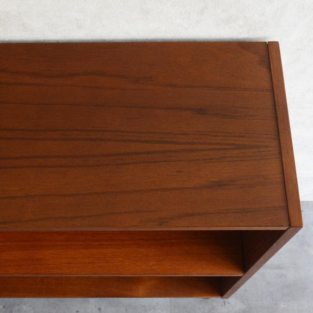 デンマーク 北欧ヴィンテージ 2段 ブックシェルフ オープンシェルフ 北欧家具