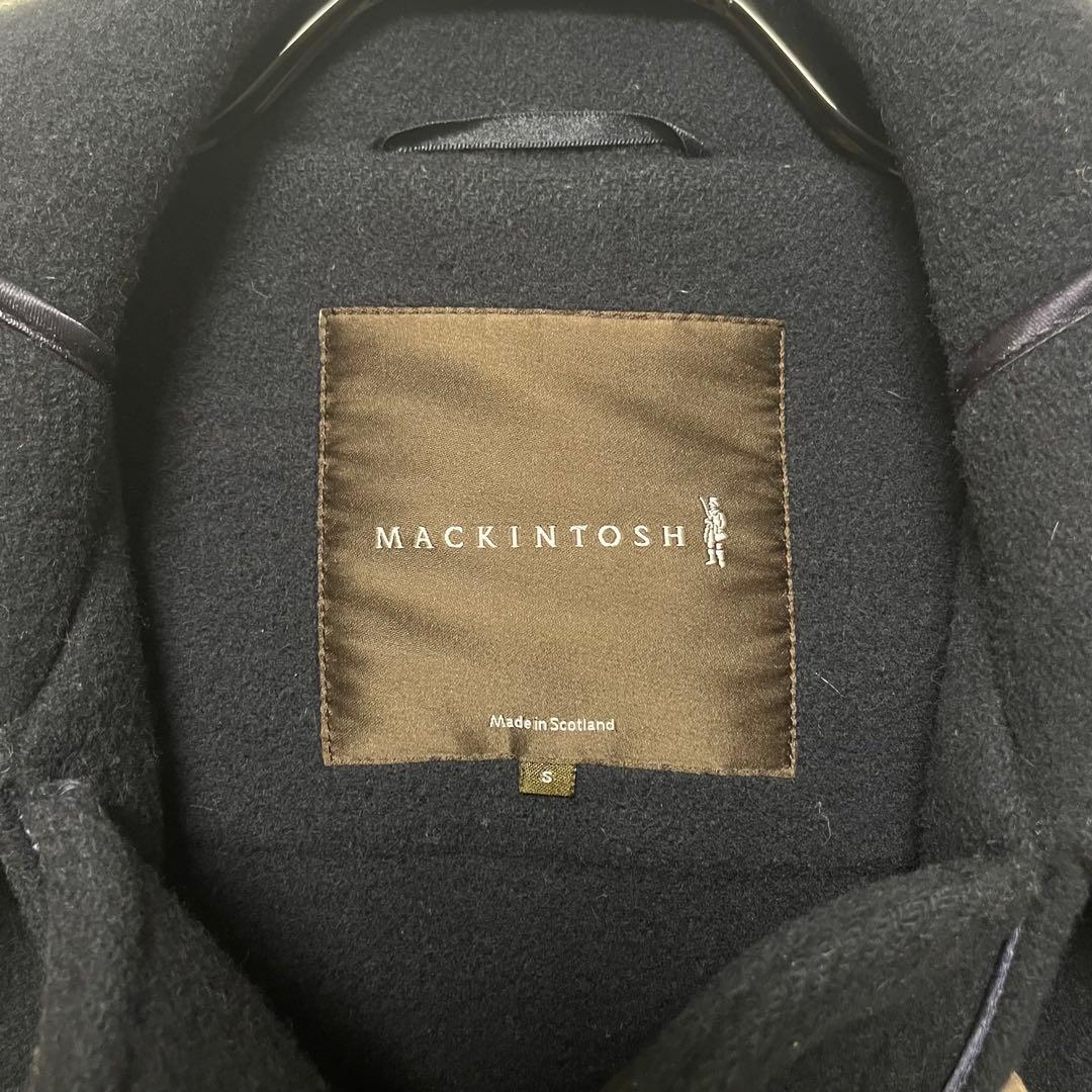 美品 マッキントッシュ　ネイビー ダッフルコート S スコットランド製