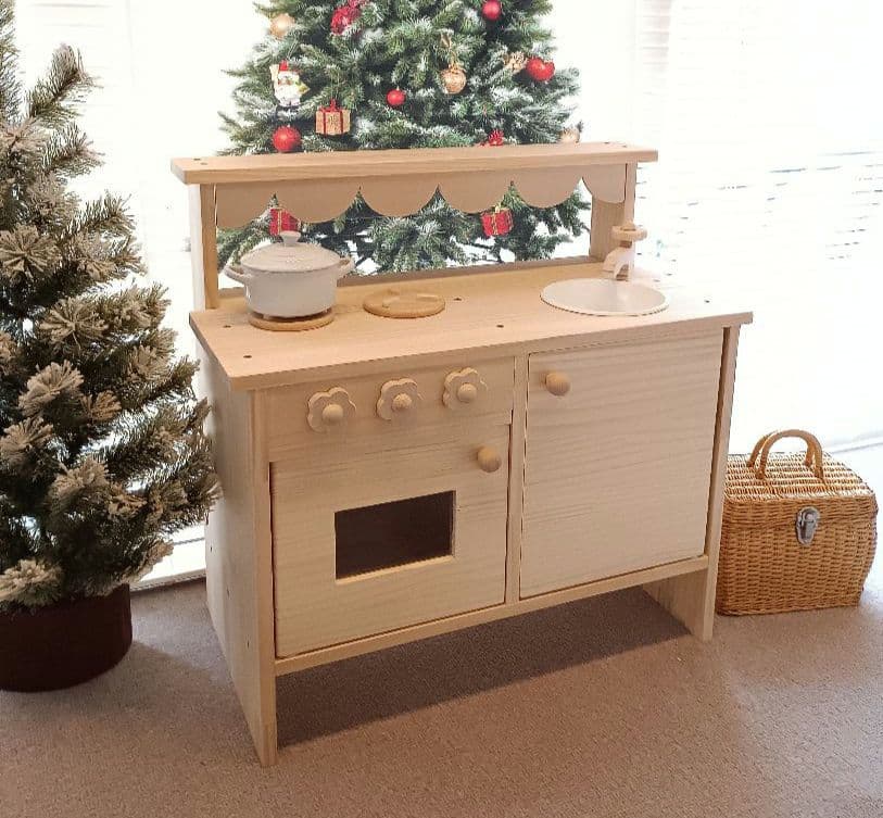 ୨୧ 木製おままごとキッチン お店屋さん オーブンタイプ୨୧