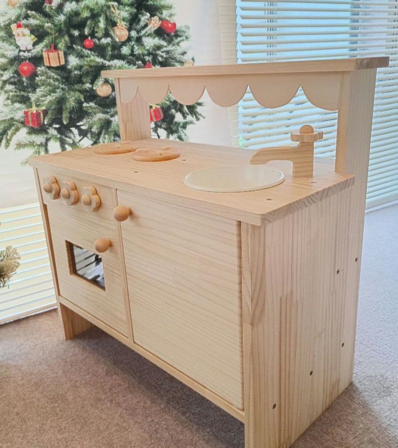 ୨୧ 木製おままごとキッチン お店屋さん オーブンタイプ୨୧