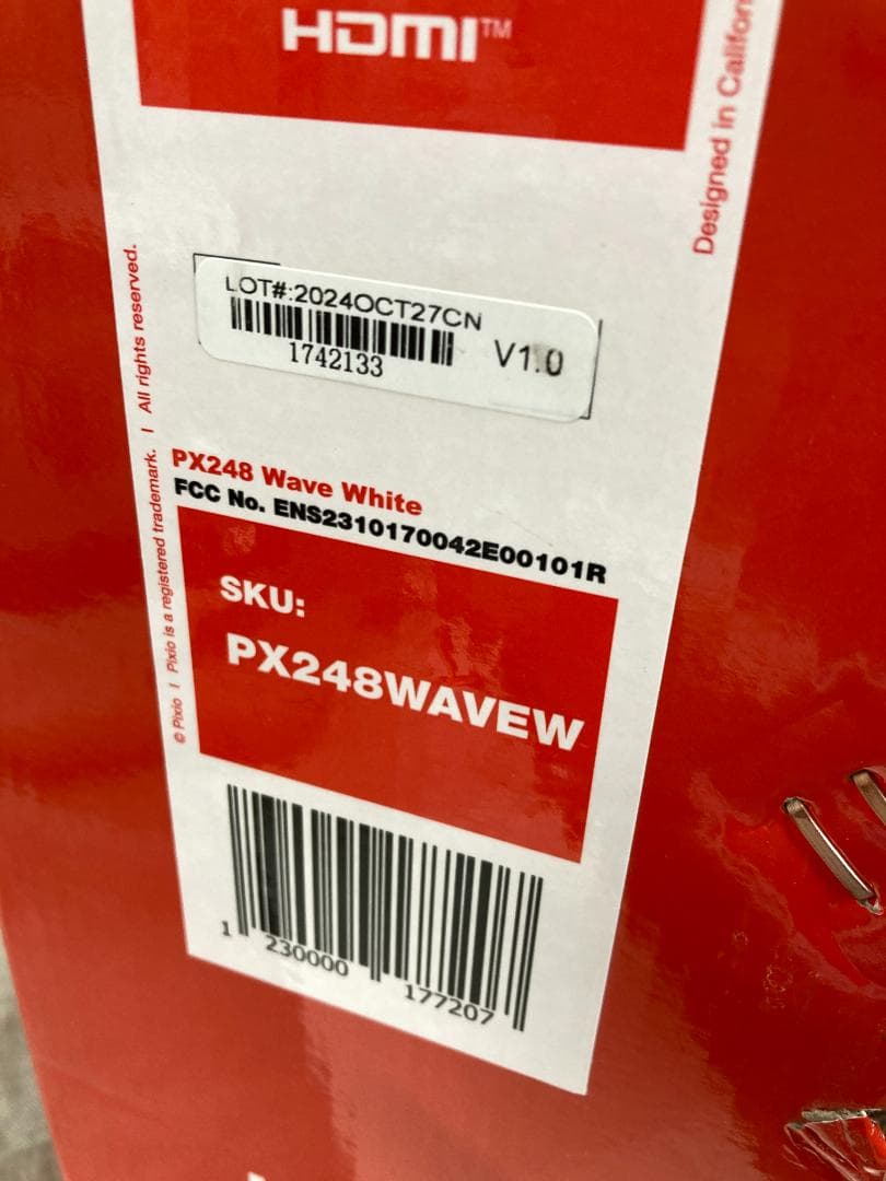 C*.様 Pixio PX248 Wave White ゲーミングモニター