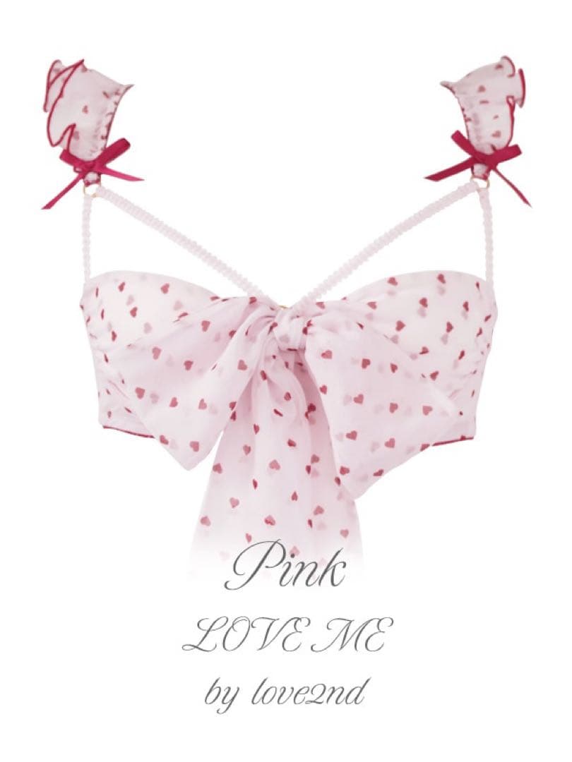 C75♥️ love2nd LOVEMEオープンブラオープンショーツセットラブラン