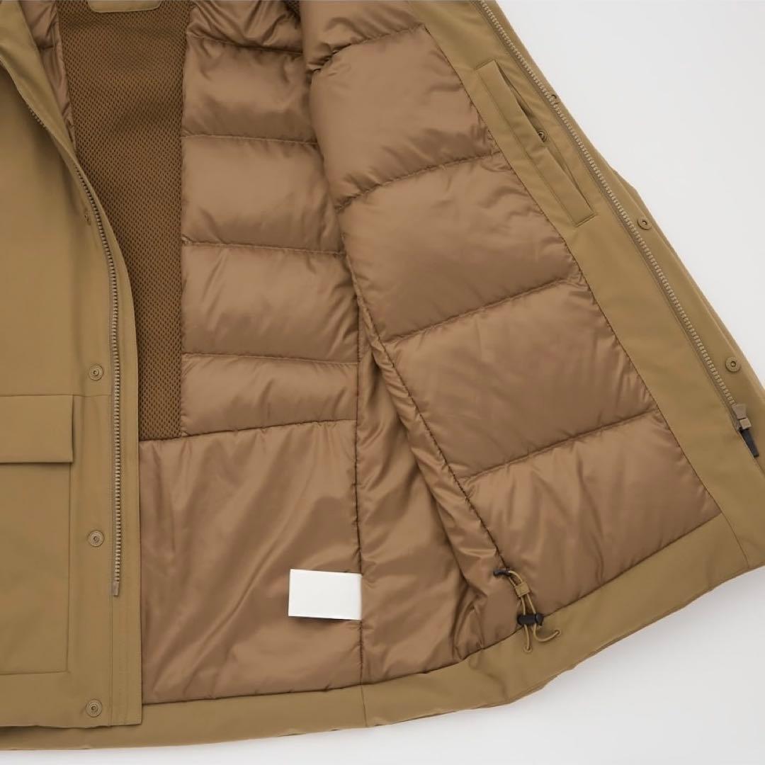 ユニクロ　ハイブリッドダウンパーカ　ブラック　4XL