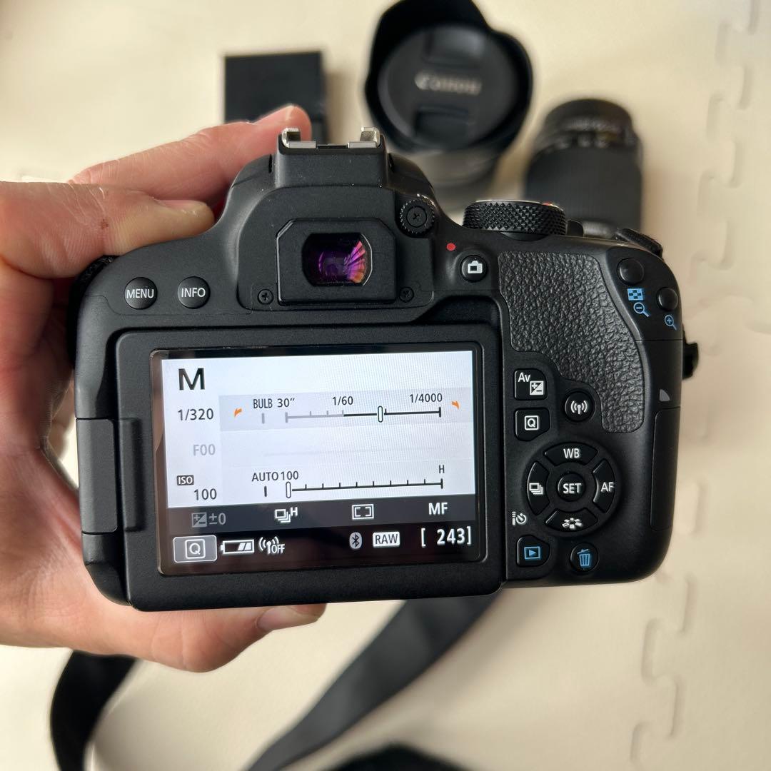 canon eos kiss x9i レンズ3本 センサークリーニング済み