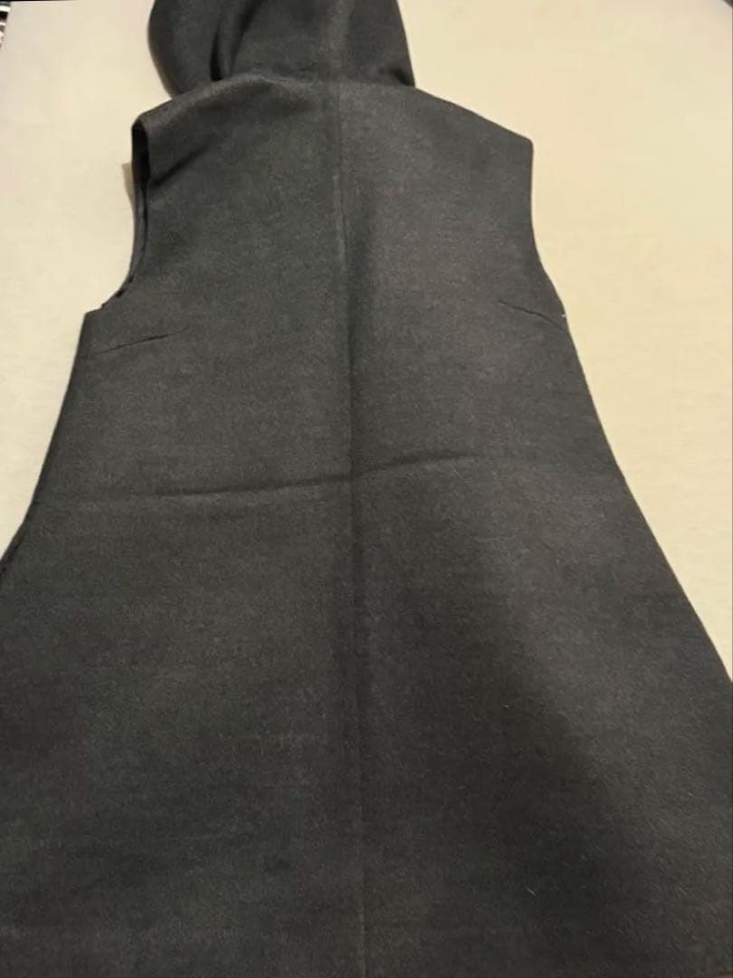 Bibiy. グレー ダッフルコート フード付き GAELLE DRESS