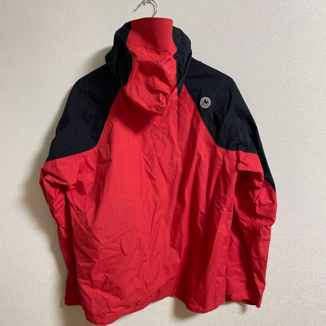 Marmot マウンテンパーカー XLサイズ レッド/ブラック