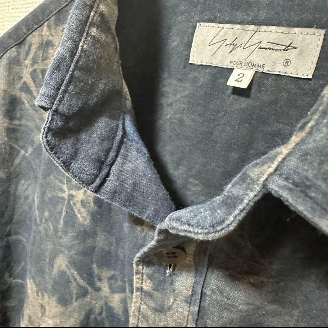 新品未使用　YOHJI YAMAMOTO POUR HOMME シャツ　柄