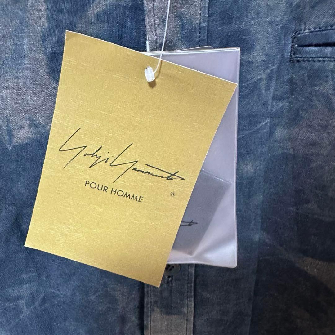 新品未使用　YOHJI YAMAMOTO POUR HOMME シャツ　柄
