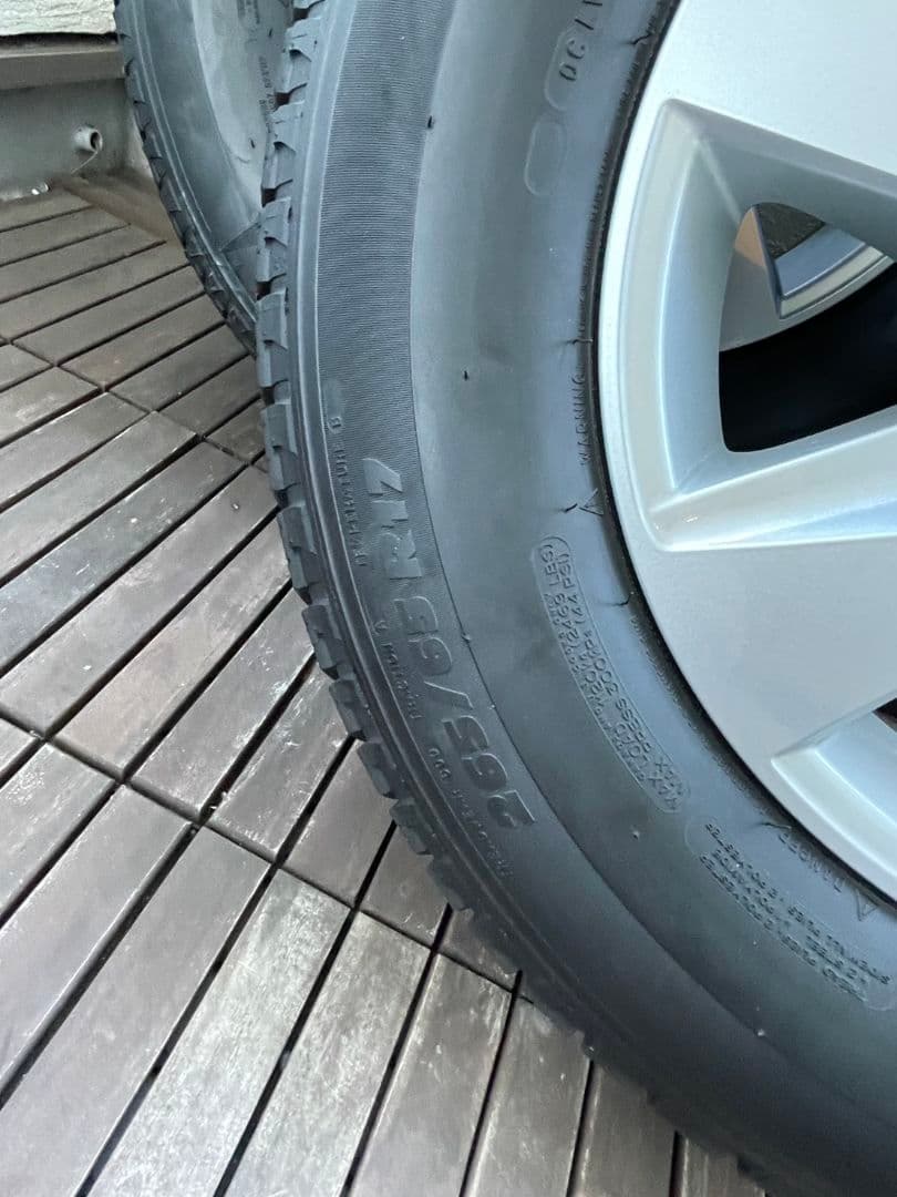 プラド後期　純正ホイールタイヤセット （1本分）150系後期プラド