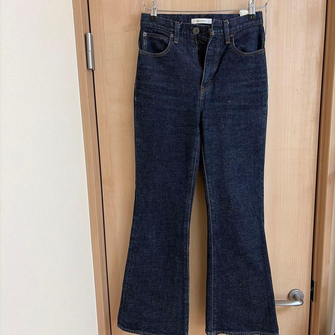 ✅美品　即日発送　MOUSSY MVS FLARE ワンウォッシュ　25inch