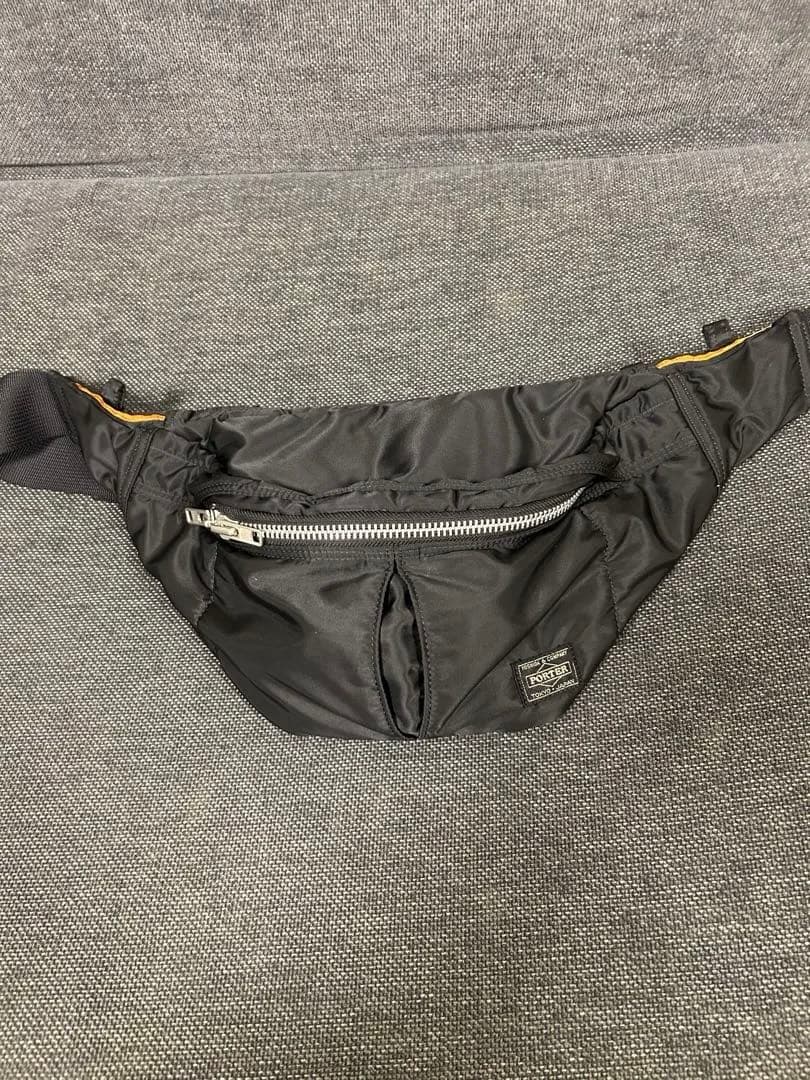 極美品‼️PORTER ポーター 現行 タンカー ウエストバッグ ブラック