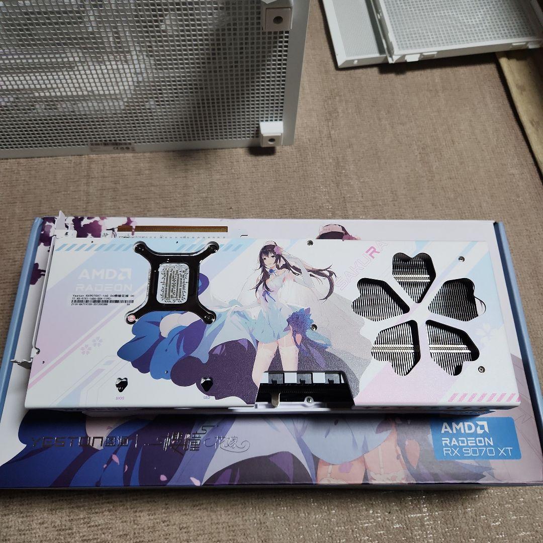 グラフィックボード・グラボ・ビデオカード Yeston Sakura Radeon RX 9070 XT 16G