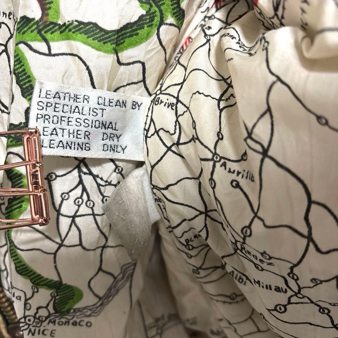 90' HardRockCAFE 革ジャン　A-2 フライトジャケット　地図柄