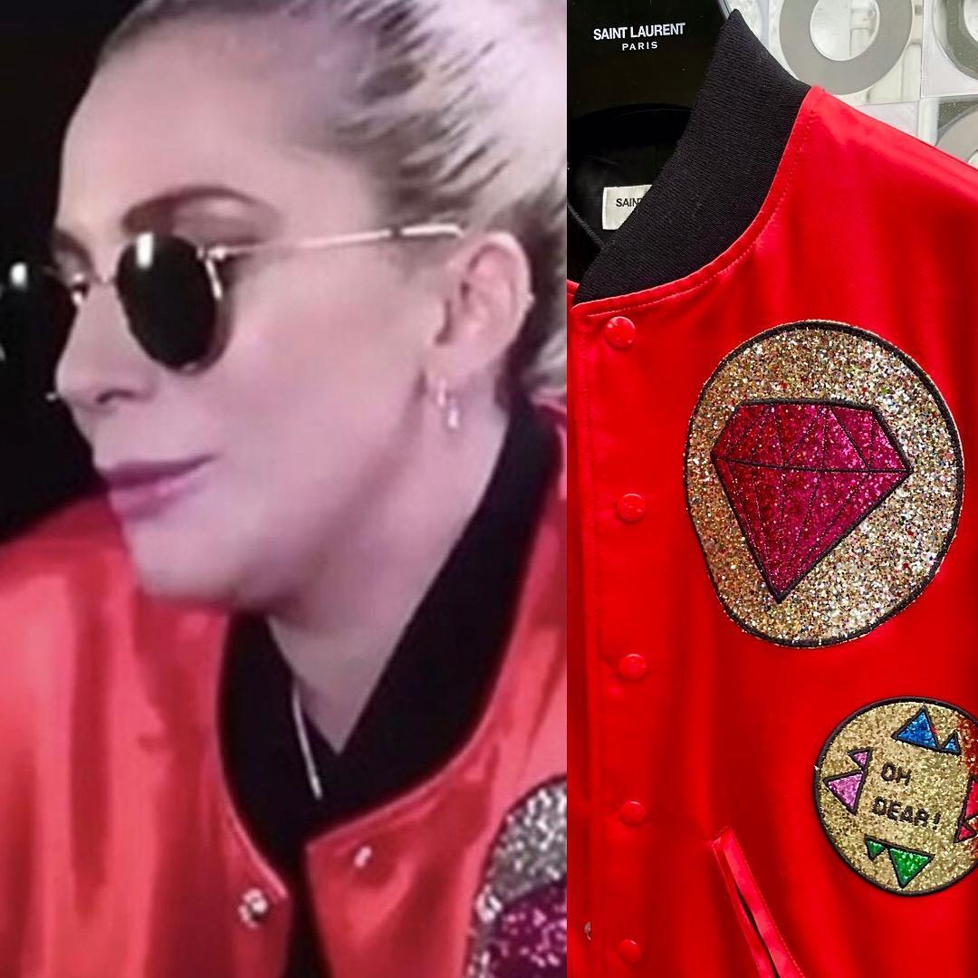 レディガガ着用 国内未入荷 世界希少 NY サンローラン テディーJK