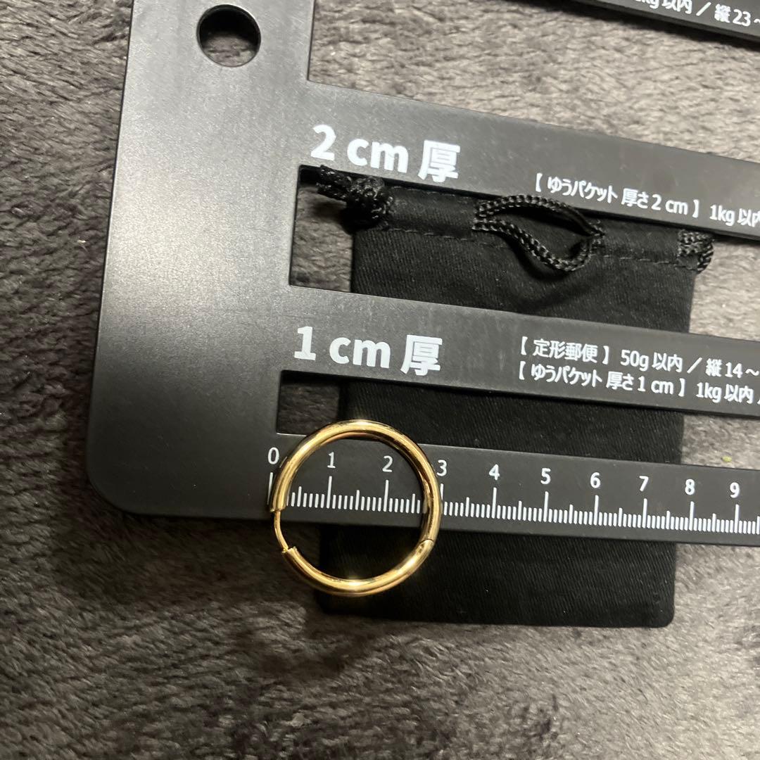 トムウッド　classic hoop large gold ピアス　金