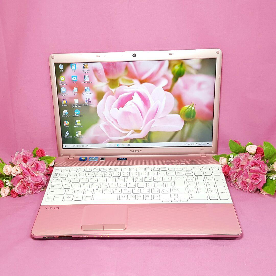 2世代Core-I5✧ブルーレイ✧ピンク✧VAIO✧大容量750G✧WEBカメラ