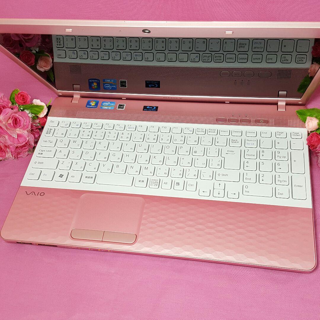 2世代Core-I5✧ブルーレイ✧ピンク✧VAIO✧大容量750G✧WEBカメラ