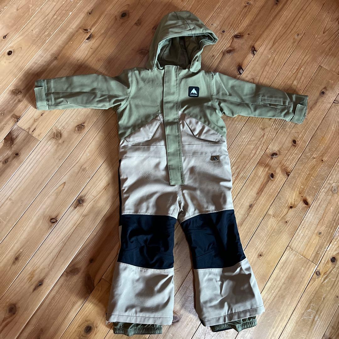 Burton スノーボードウェア　ジャンプスーツ　カーキ　2T
