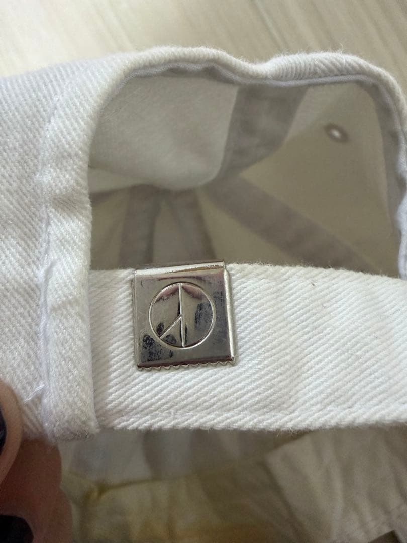 正規品 peaceminusone cotton cap 白