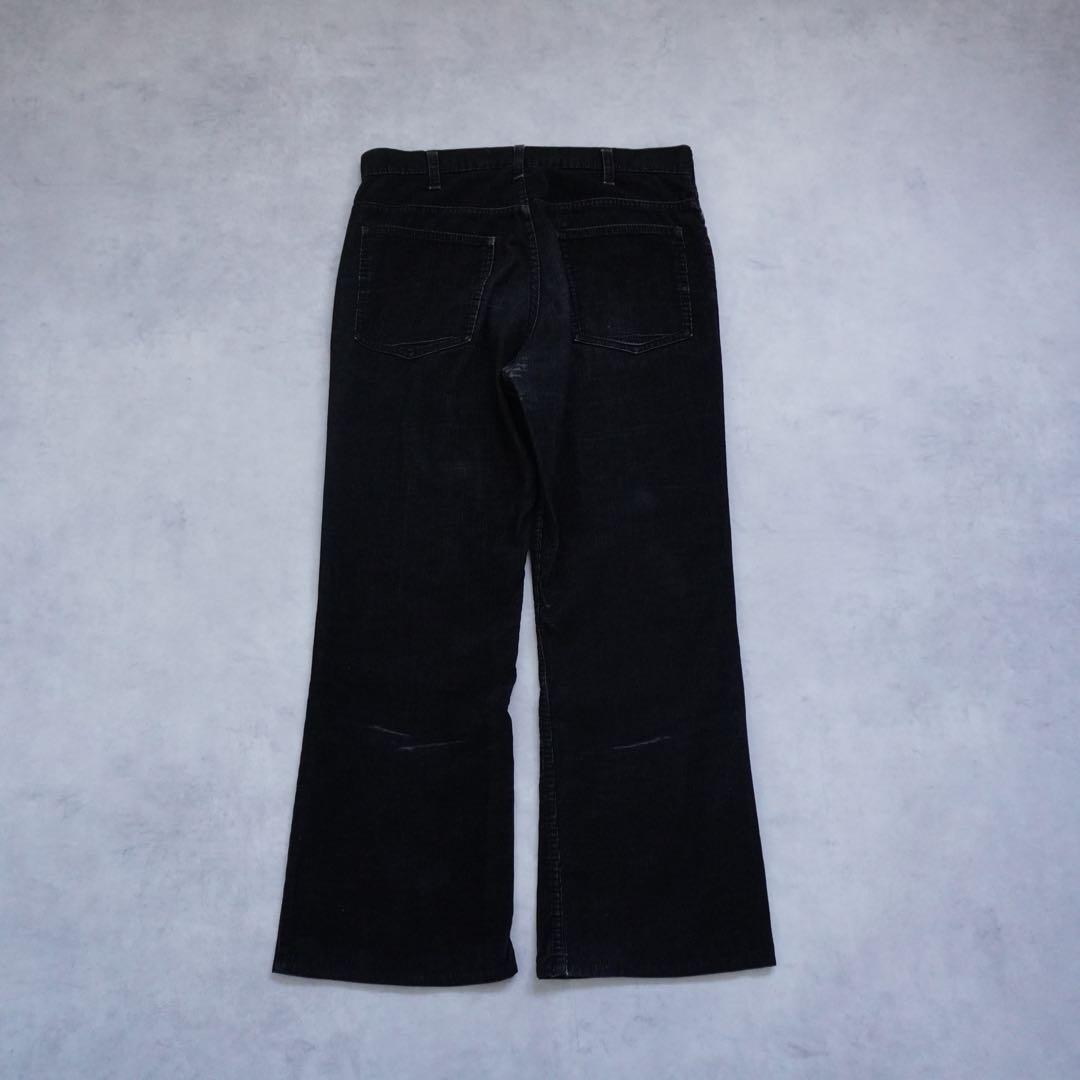 ま*ち様 【70s】levisリーバイス 517 ブラックコーデュロイ bigE