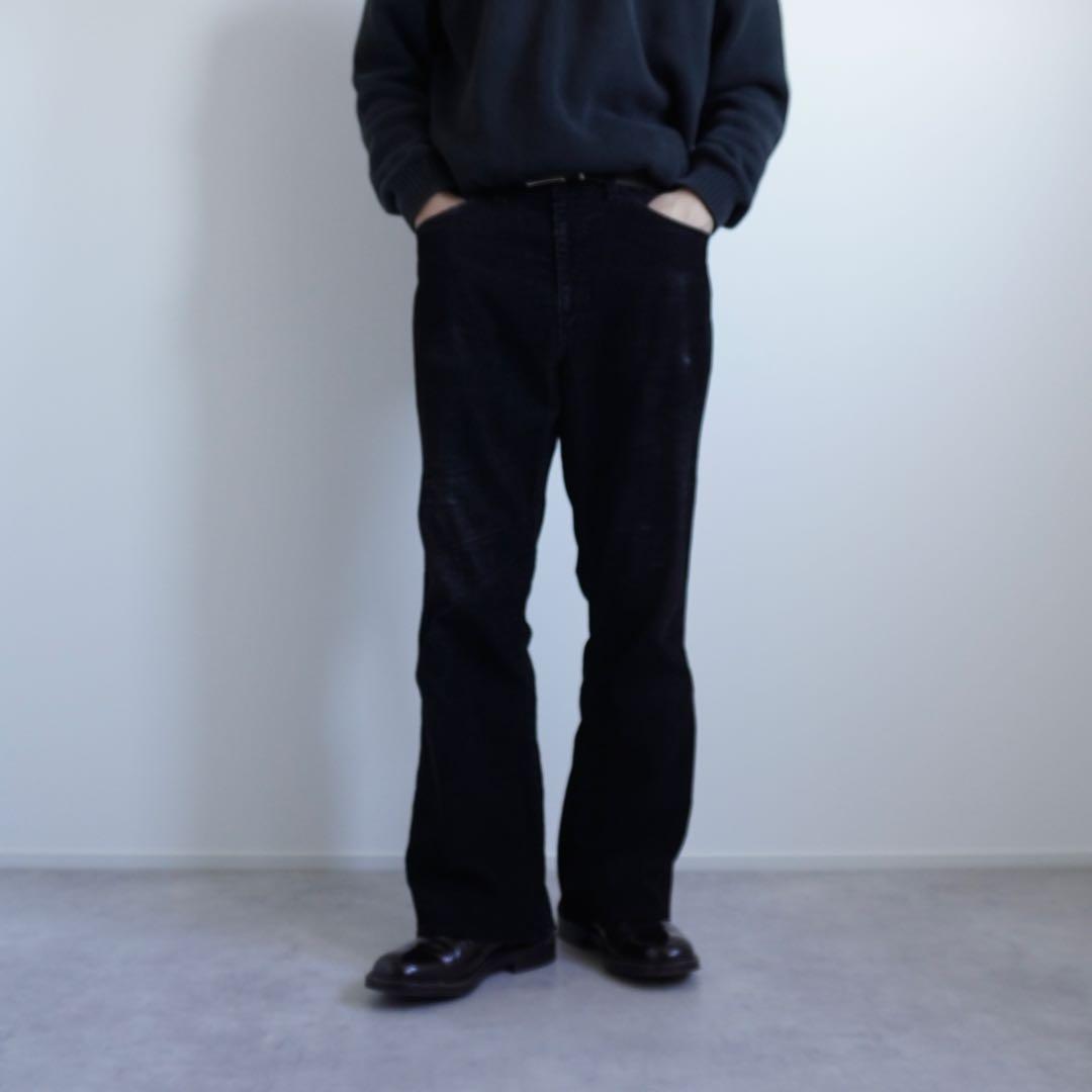 ま*ち様 【70s】levisリーバイス 517 ブラックコーデュロイ bigE