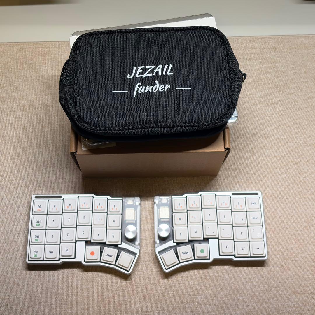 ム*ギ様 Cornix LP 無線分割キーボード シルバー