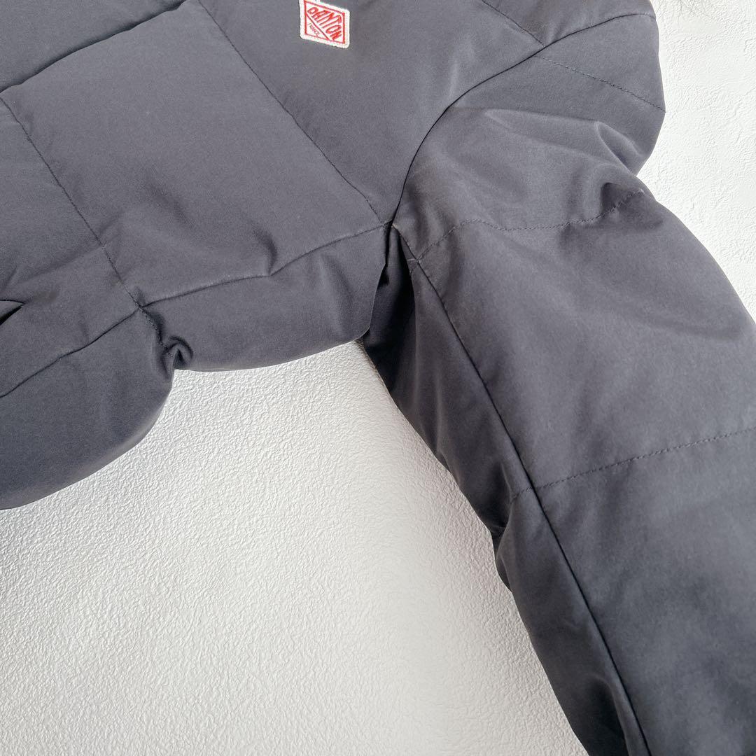 美品✨ダントン ダウンコート ロング ラクーンファー ワッペン 2WAY グレー