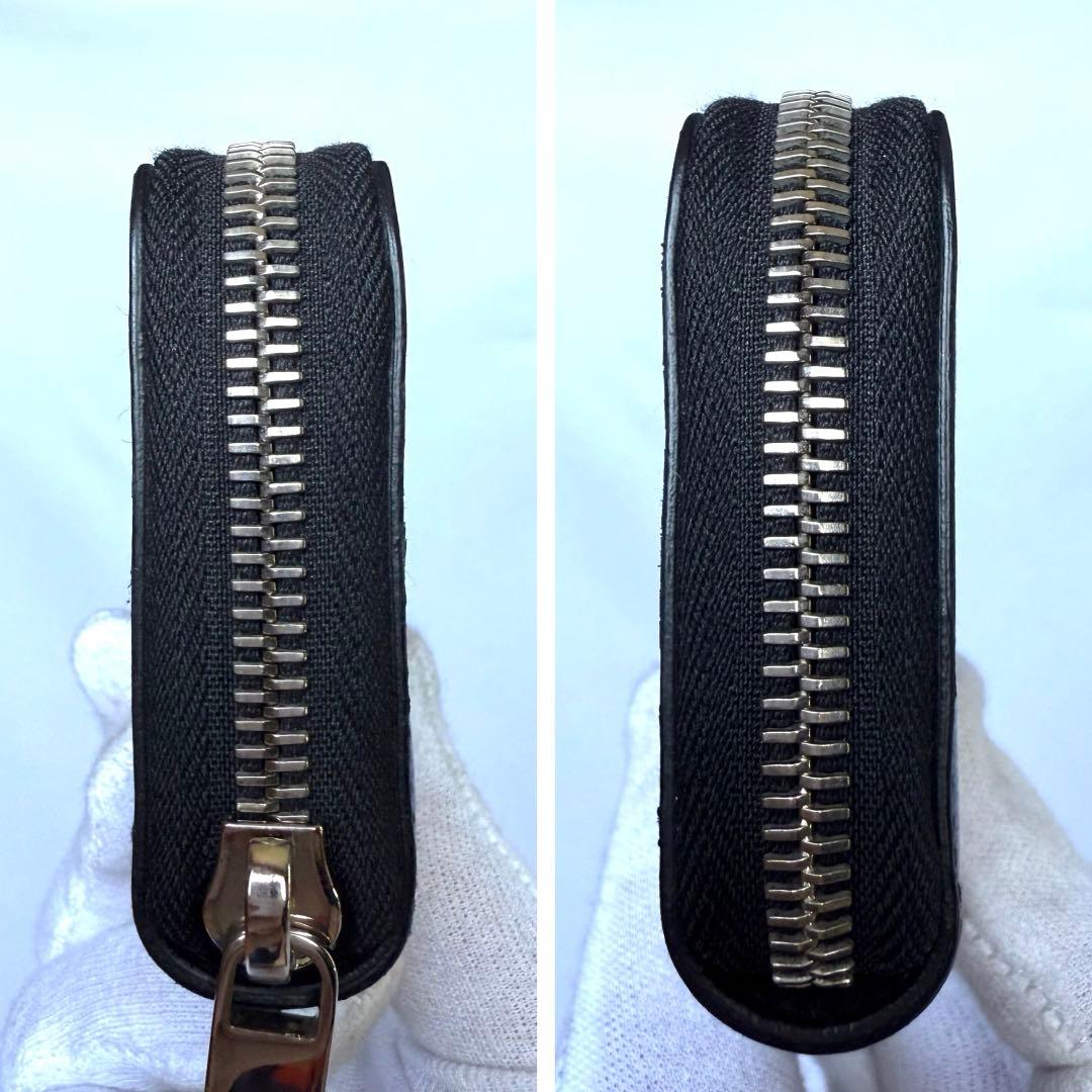 Dior クリスチャン ディオール ラウンドファスナー ケース ブラック