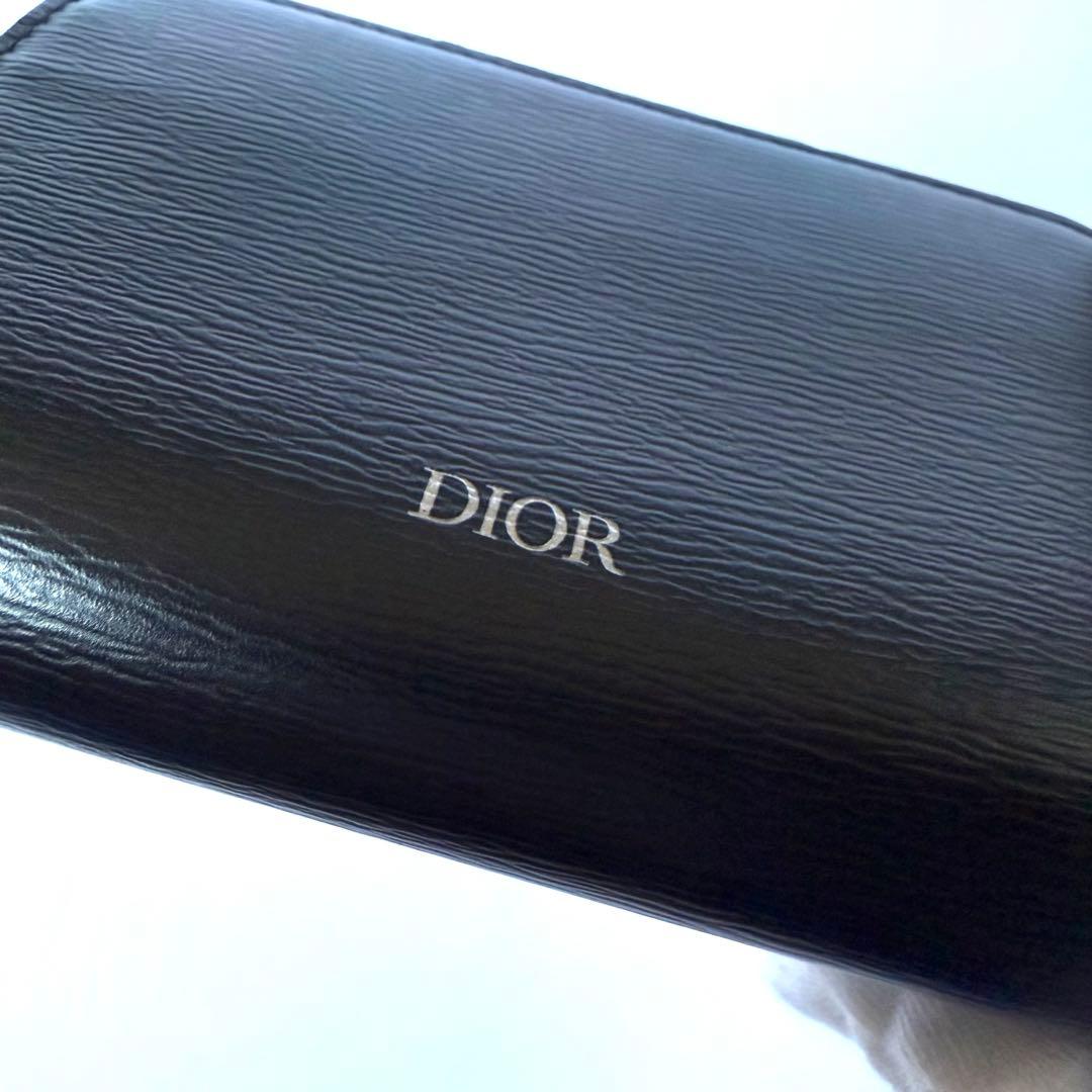 Dior クリスチャン ディオール ラウンドファスナー ケース ブラック