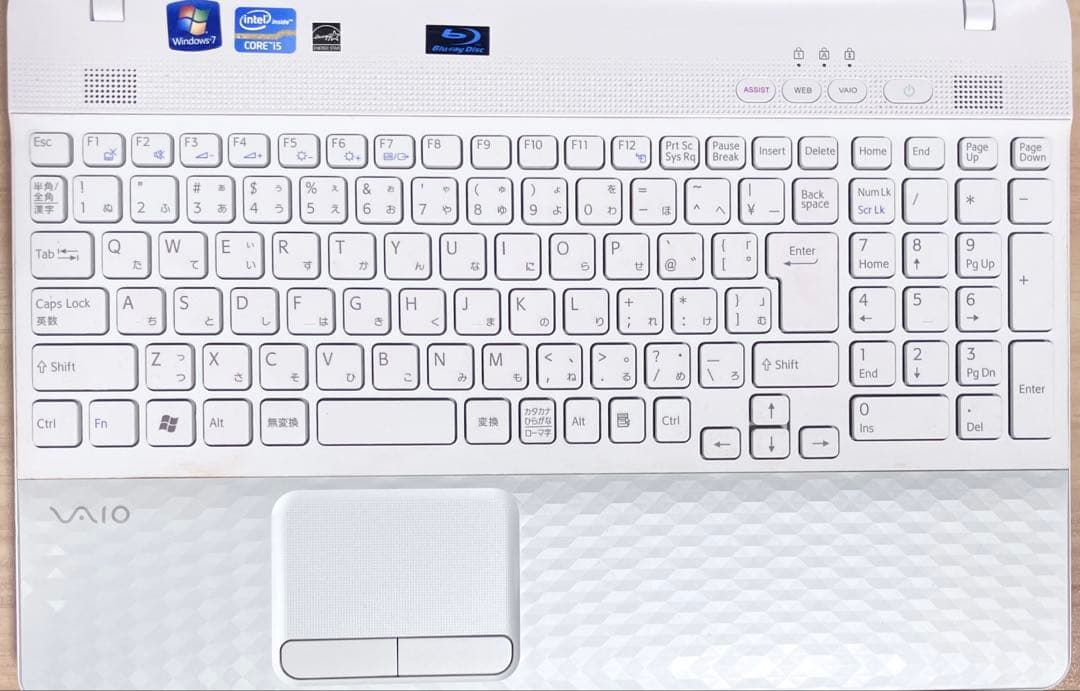 【期間限定】ノートPC SONY製 VAIO Eシリーズ 上位機種 ホワイト