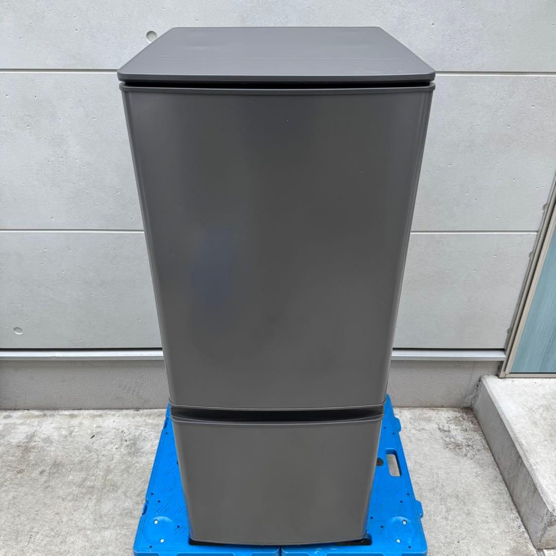157⭐️2024年製美品★三菱電機　冷蔵庫　グレー　自動霜取り　一人暮らし
