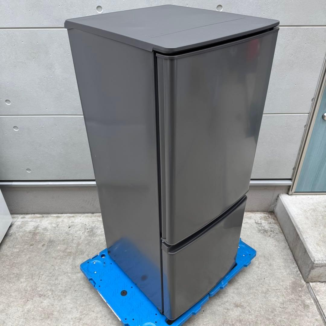 157⭐️2024年製美品★三菱電機　冷蔵庫　グレー　自動霜取り　一人暮らし