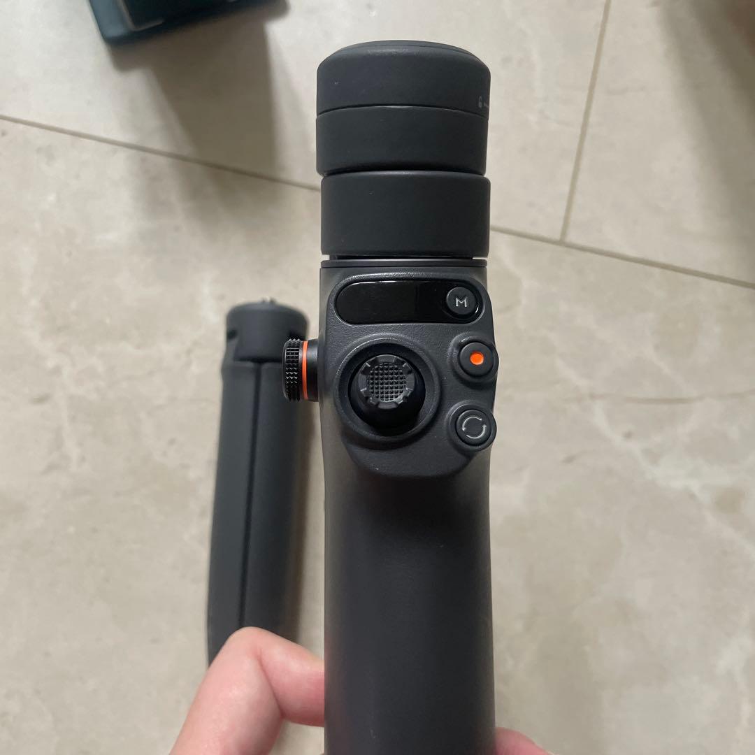 DJI OM6ブラックジンバルスタビライザー